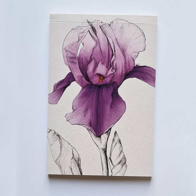Lined pocket book - Iris