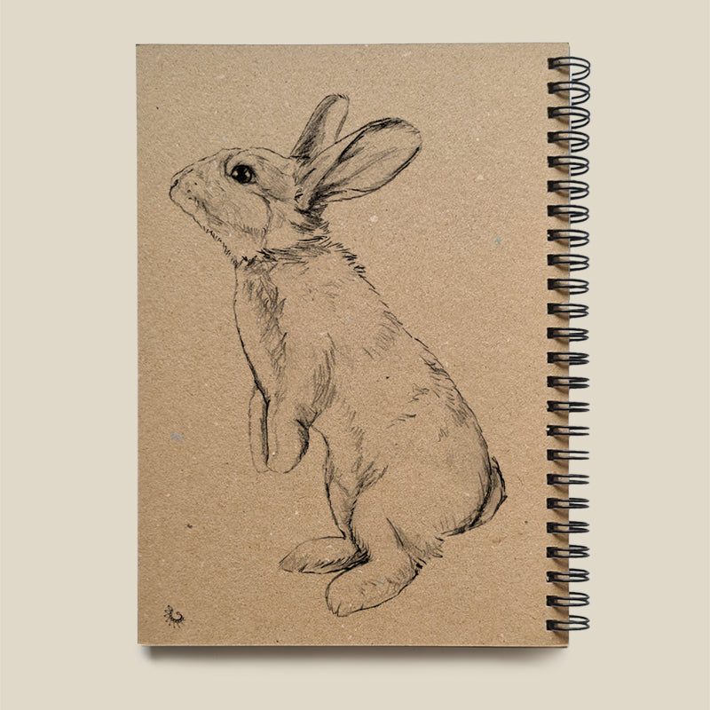 A5 lined notebook - Rabbit