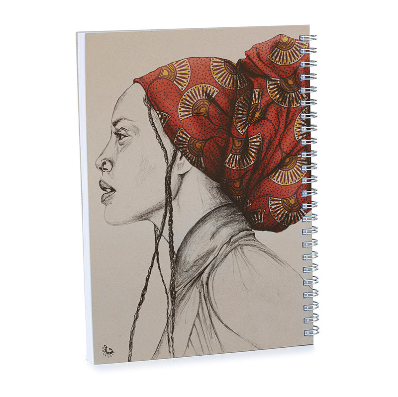 A5 lined notebook - Aisha's travels