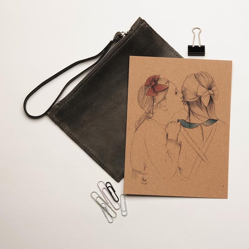 Postcard - small print