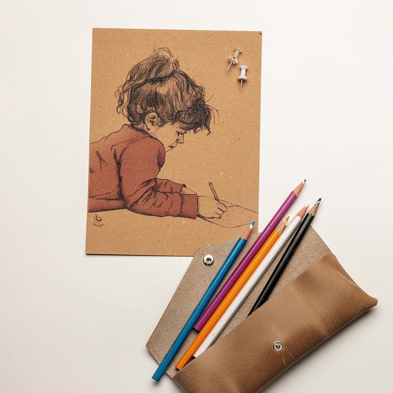 Postcard - small print