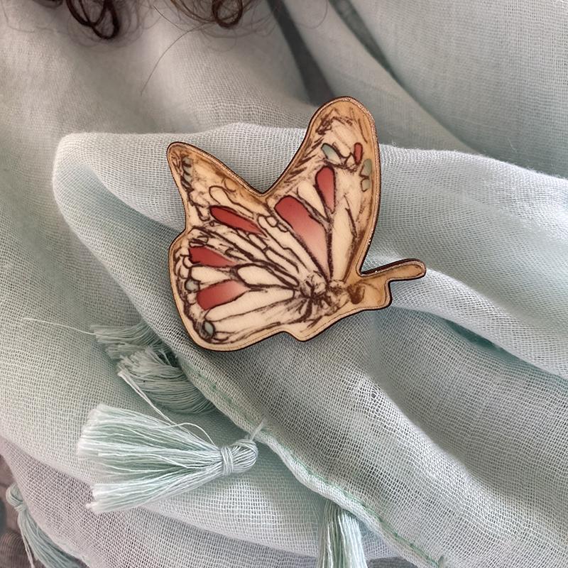 Butterfly pin