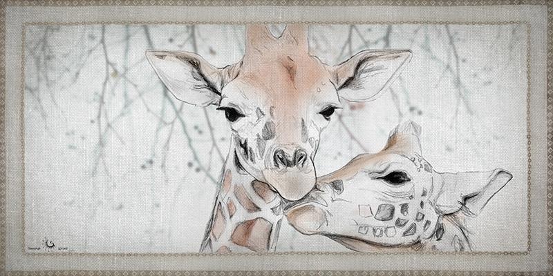 שטיח לינולאום 1.20 ג'ירפות