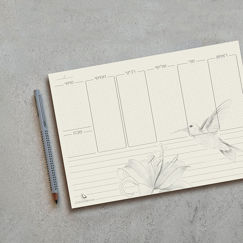 תכנון שבועי