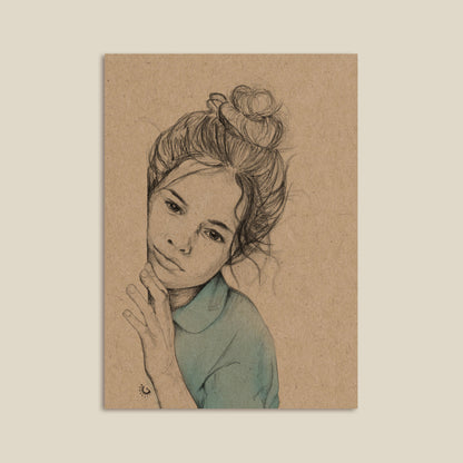 Postcard - small print