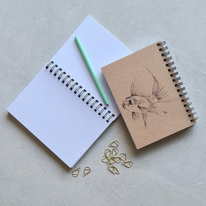 Fish dot notebook